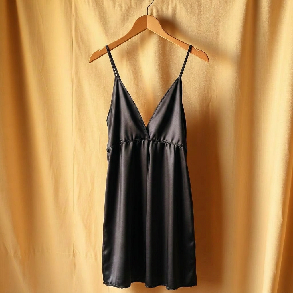 Chemise de Nuit Satin Champagne