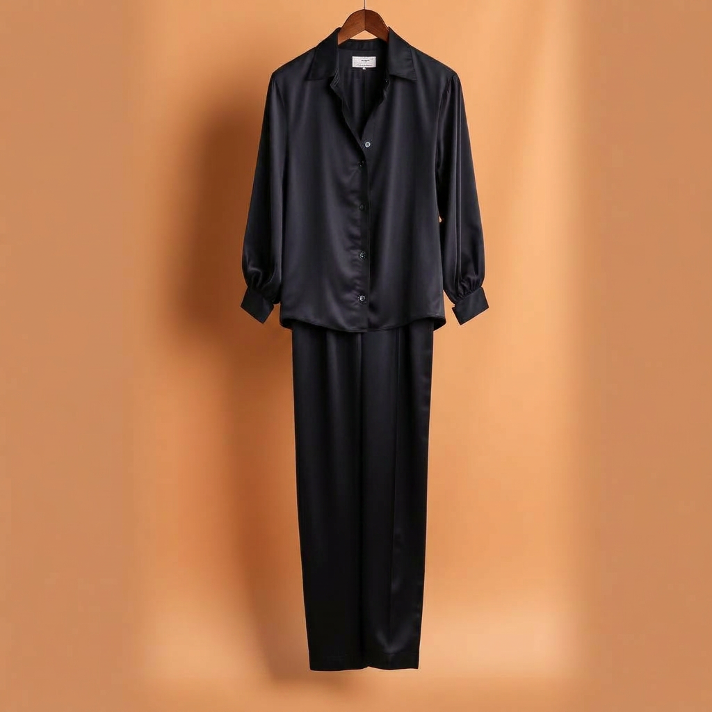 Ensemble Satin Bordeaux